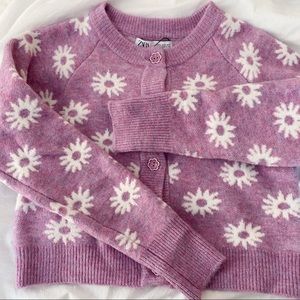 NWOT ZARA / floral cardigan